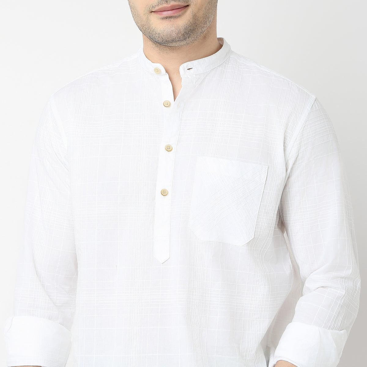 Regular Fit Solid Shirt