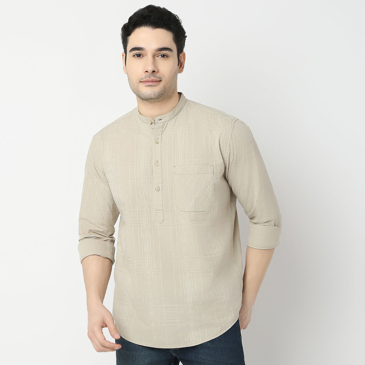 Regular Fit Solid Shirt