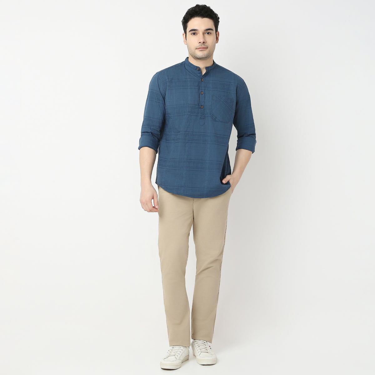 Regular Fit Solid Shirt