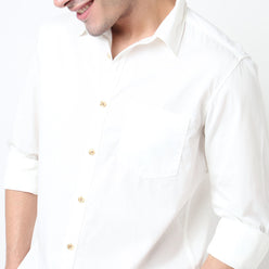 Slim Fit Solid Shirt