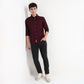 Slim Fit Solid Shirt