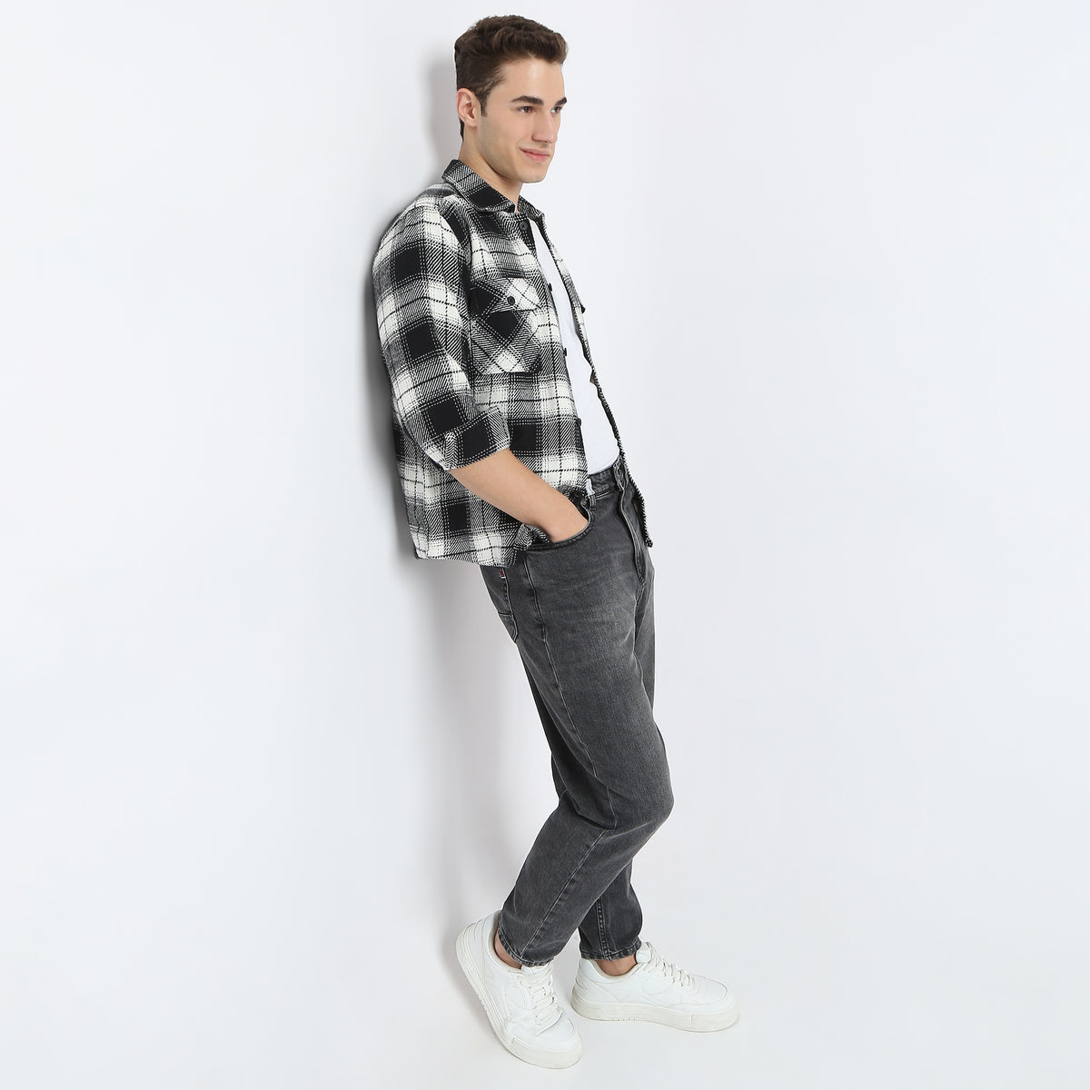 Regular Fit Checkered Expedition Casual Shirt