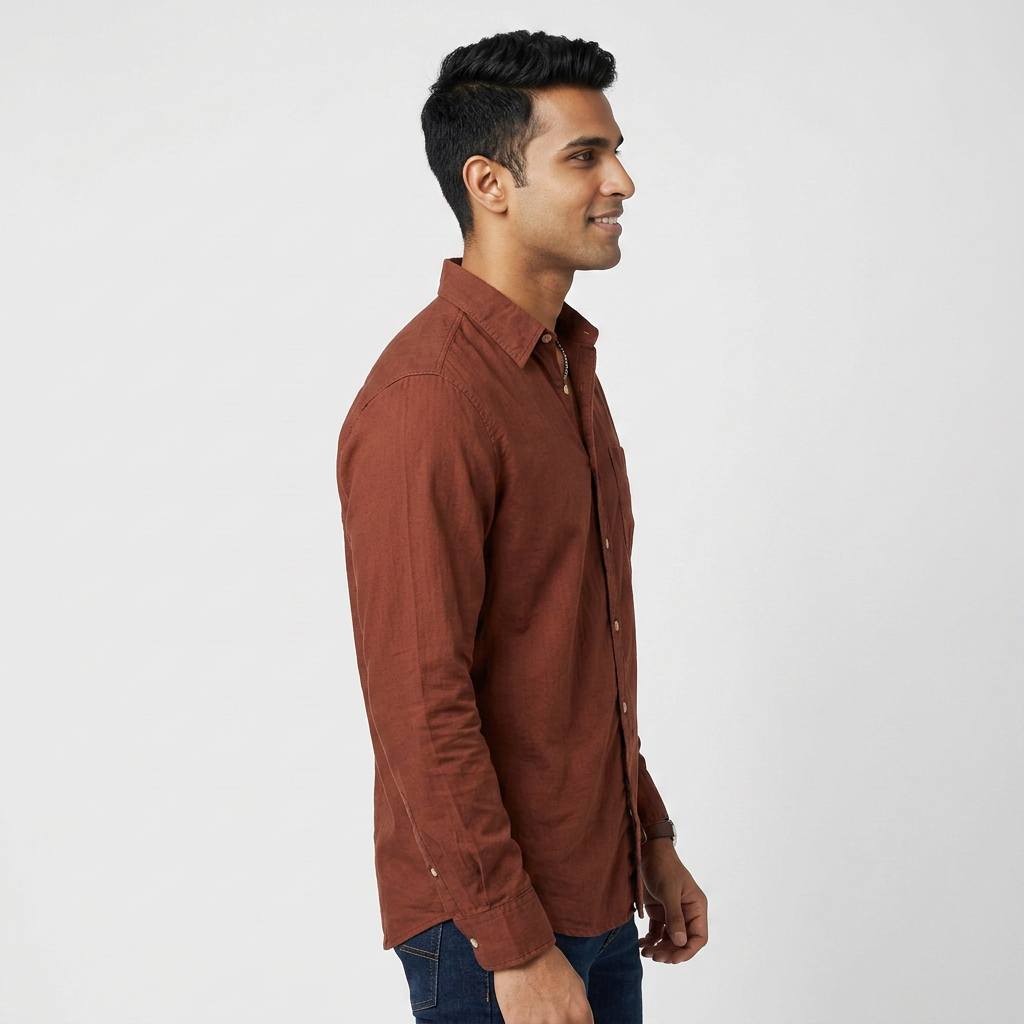 Cotton Solid High Rider Shirt