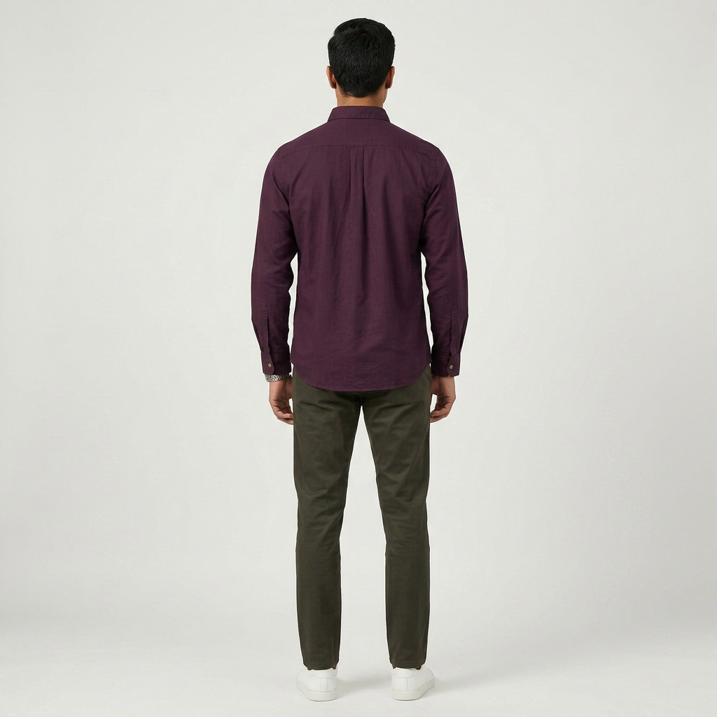 Cotton Solid High Rider Shirt