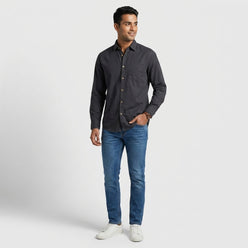 Cotton Solid High Rider Shirt