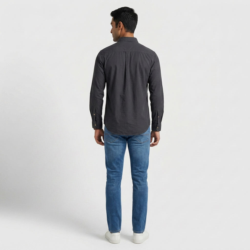 Cotton Solid High Rider Shirt