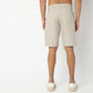 Regular Fit Solid Mid Rise Shorts