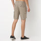 Cotton Heavy Duty Regular Fit Shorts With Stitch Details