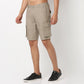 Cotton Heavy Duty Regular Fit Shorts With Stitch Details