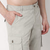 Cotton Heavy Duty Regular Fit Shorts With Stitch Details