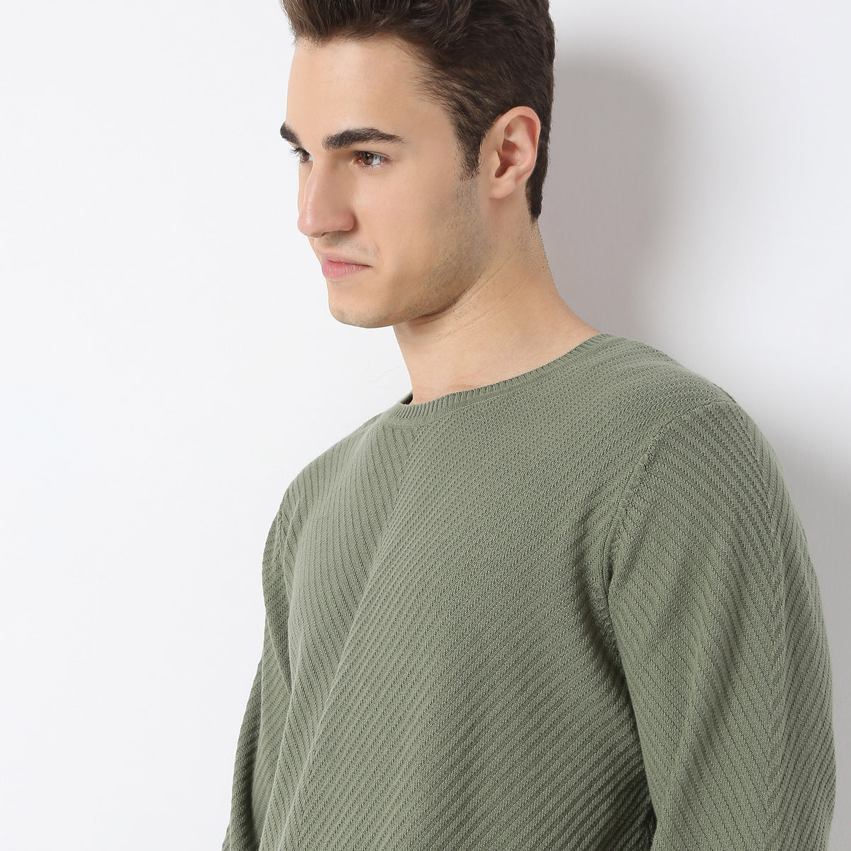 Regular Fit Structured Sweater