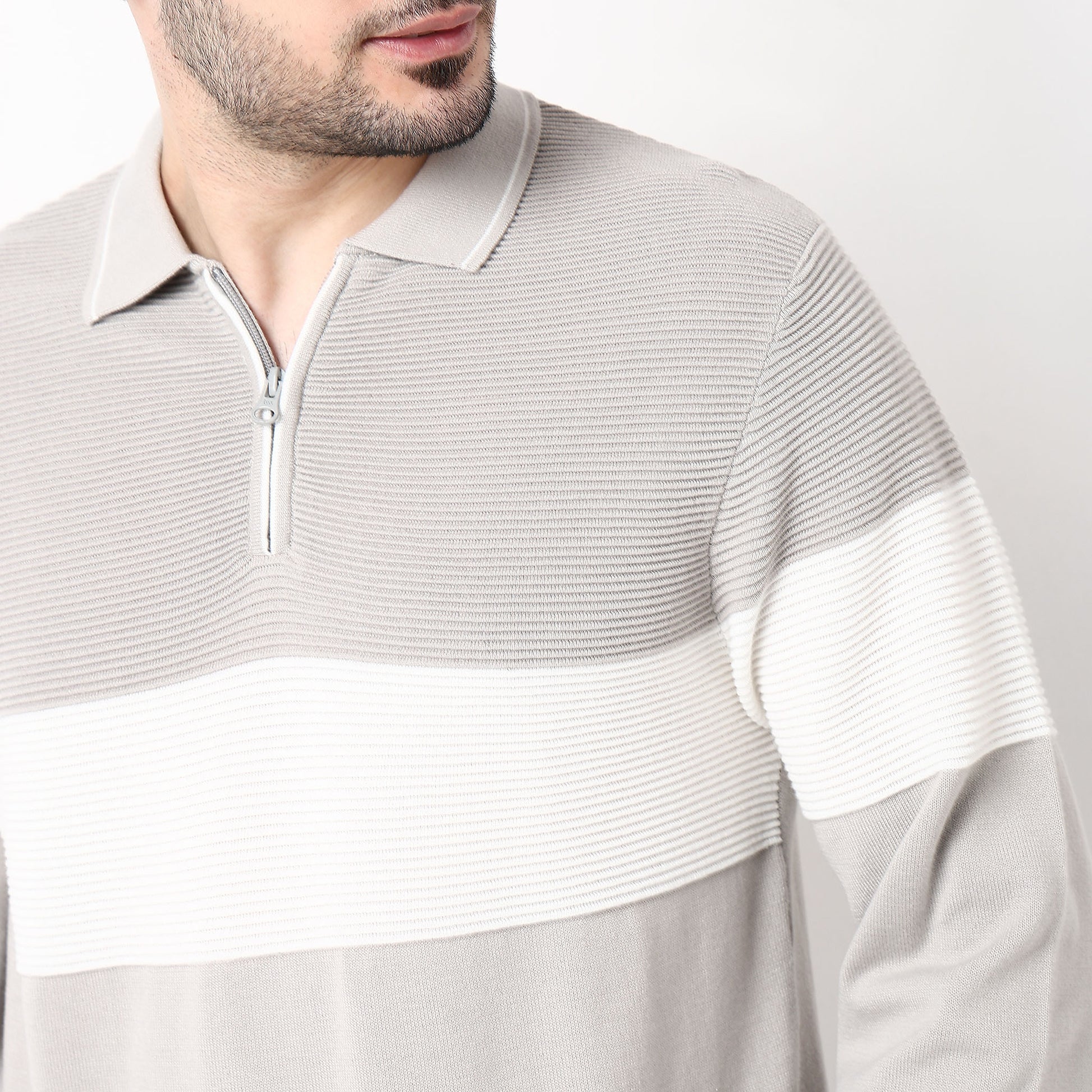 Oversize Winter Edit Striped Sweater