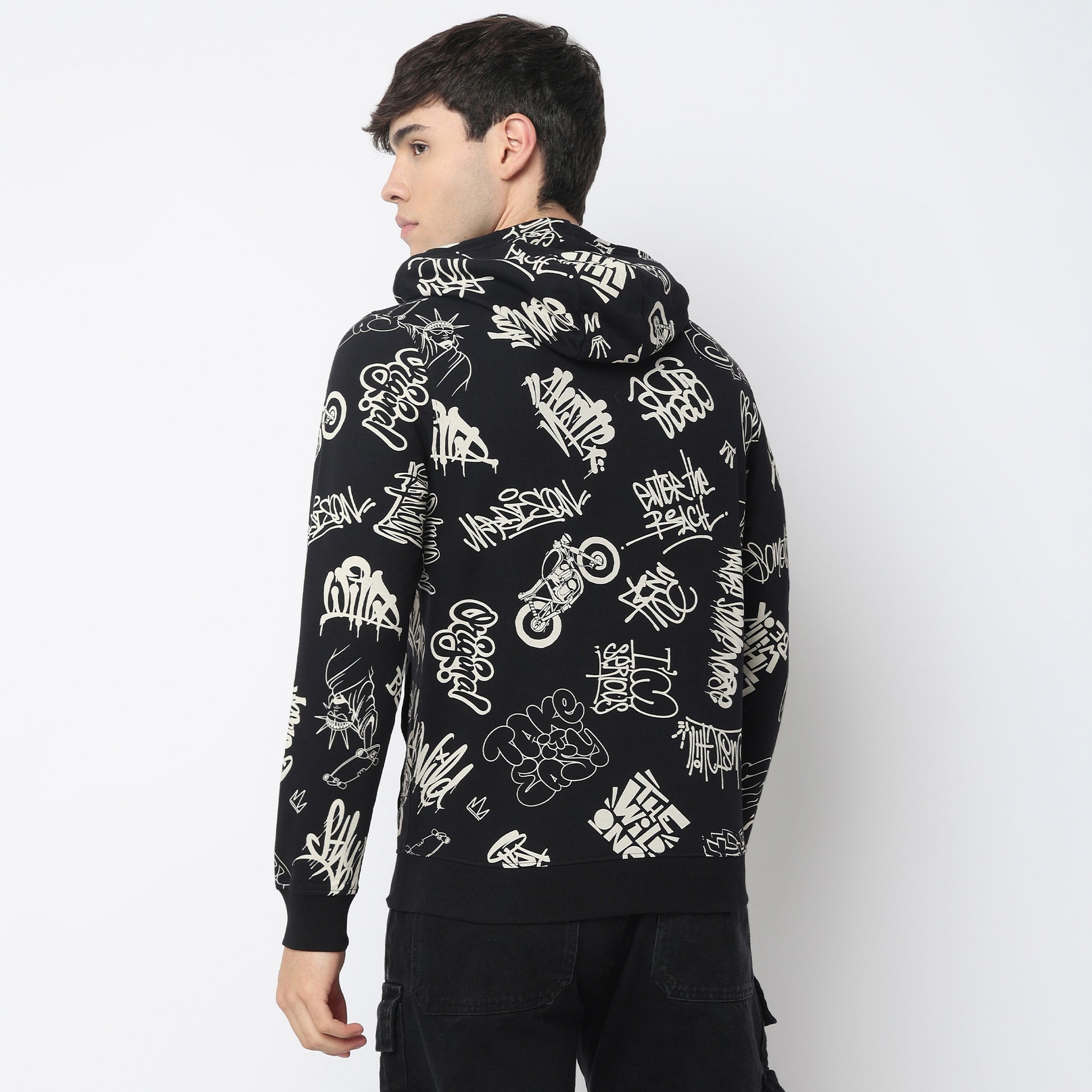 All Oer Print Hoodie Sweat Tee