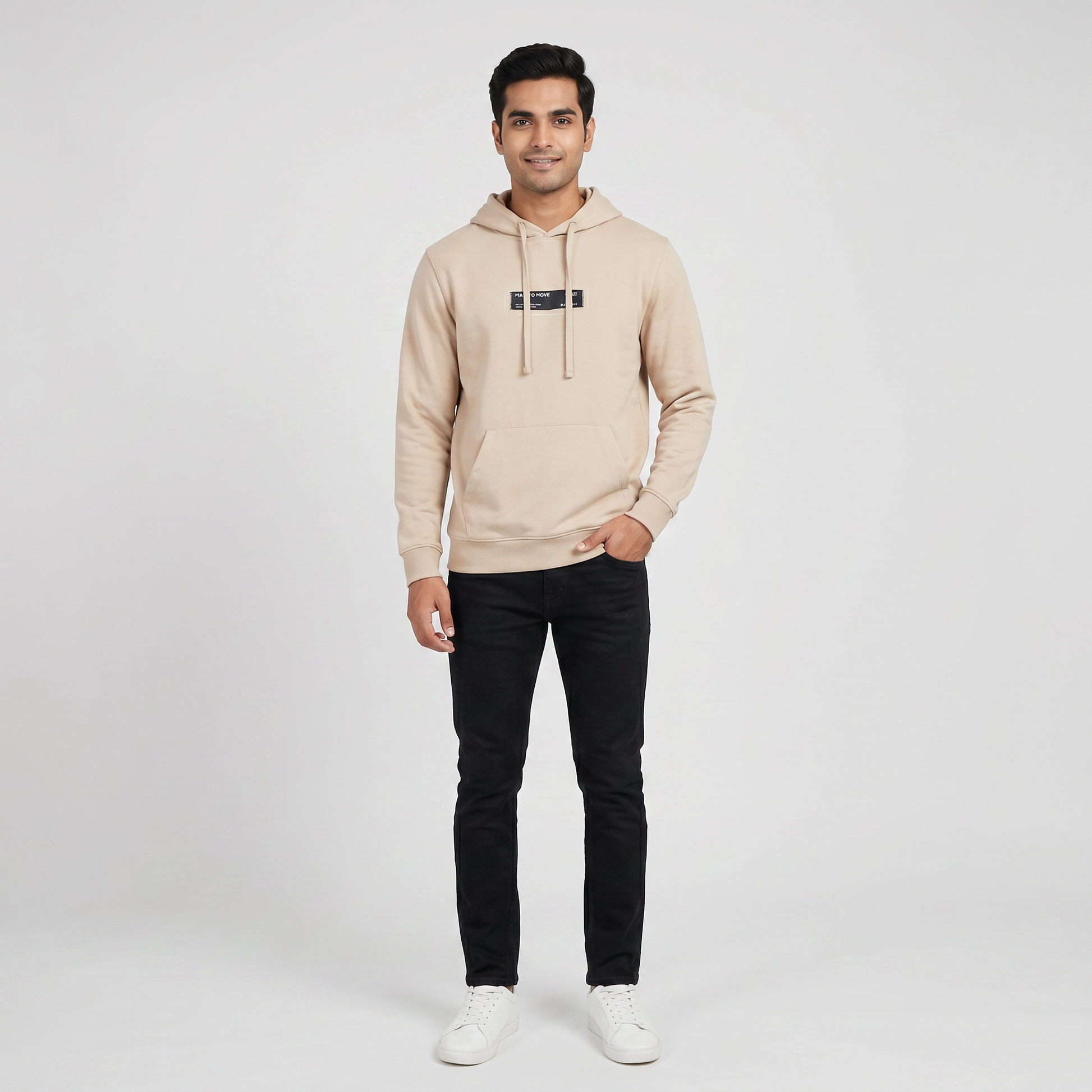 Solid Hoodie Sweatshirt