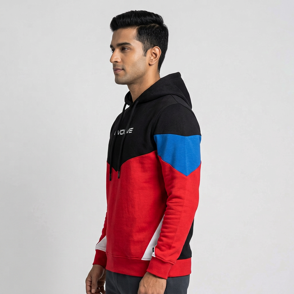 Colour Block Drip Sweatshirt