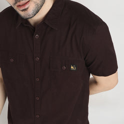 Slim Fit Solid Shirt