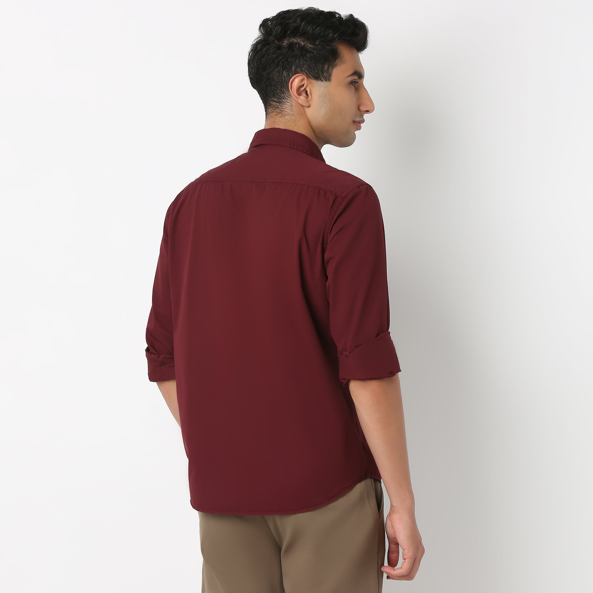 Full Sleeve Combat Solid Shirt