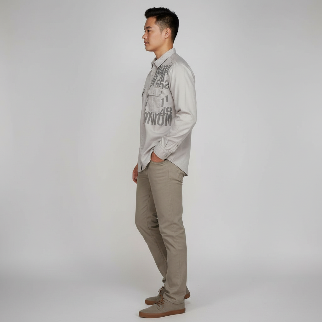 Cotton Printed Expedition Shirt