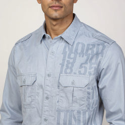 Cotton Printed Expedition Shirt