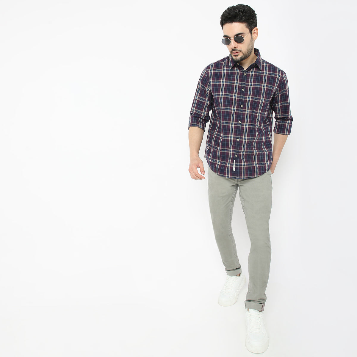 Regular Fit Checkered Ranger Shirt