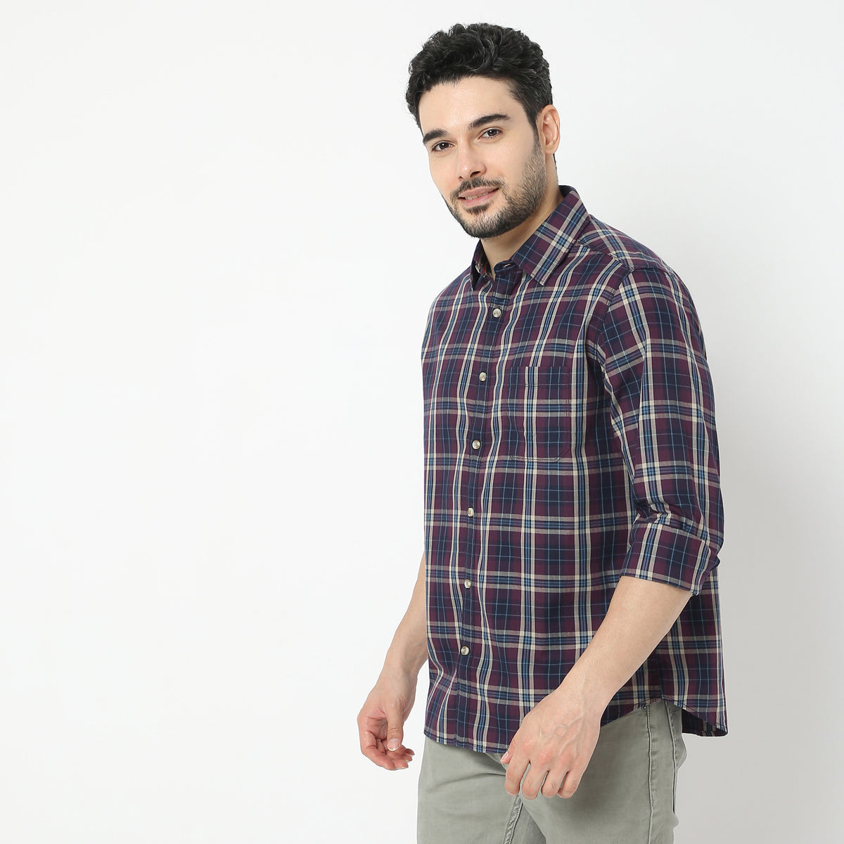 Regular Fit Checkered Ranger Shirt