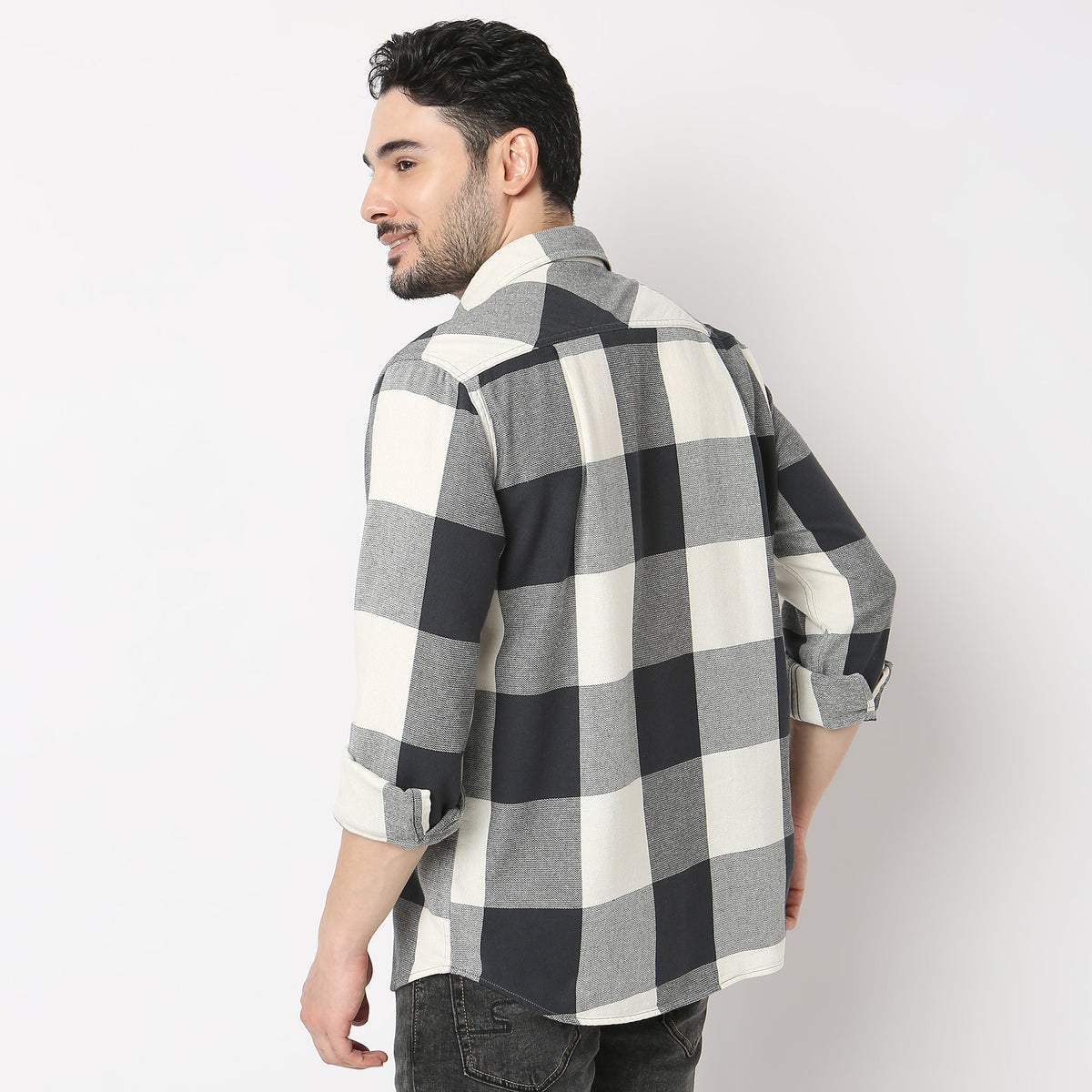 Regular Fit Checkered Lumber Jack Shirts