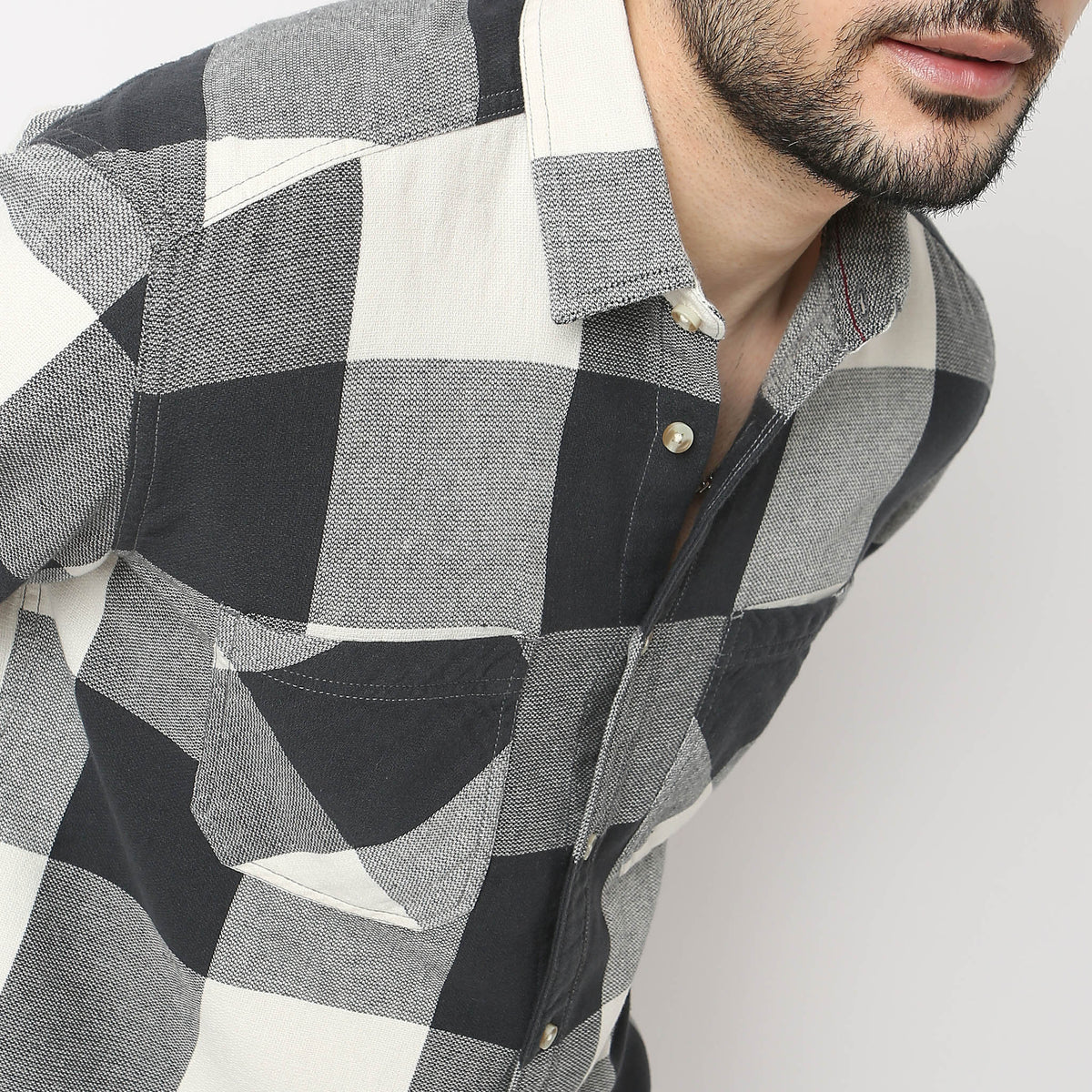 Regular Fit Checkered Lumber Jack Shirts