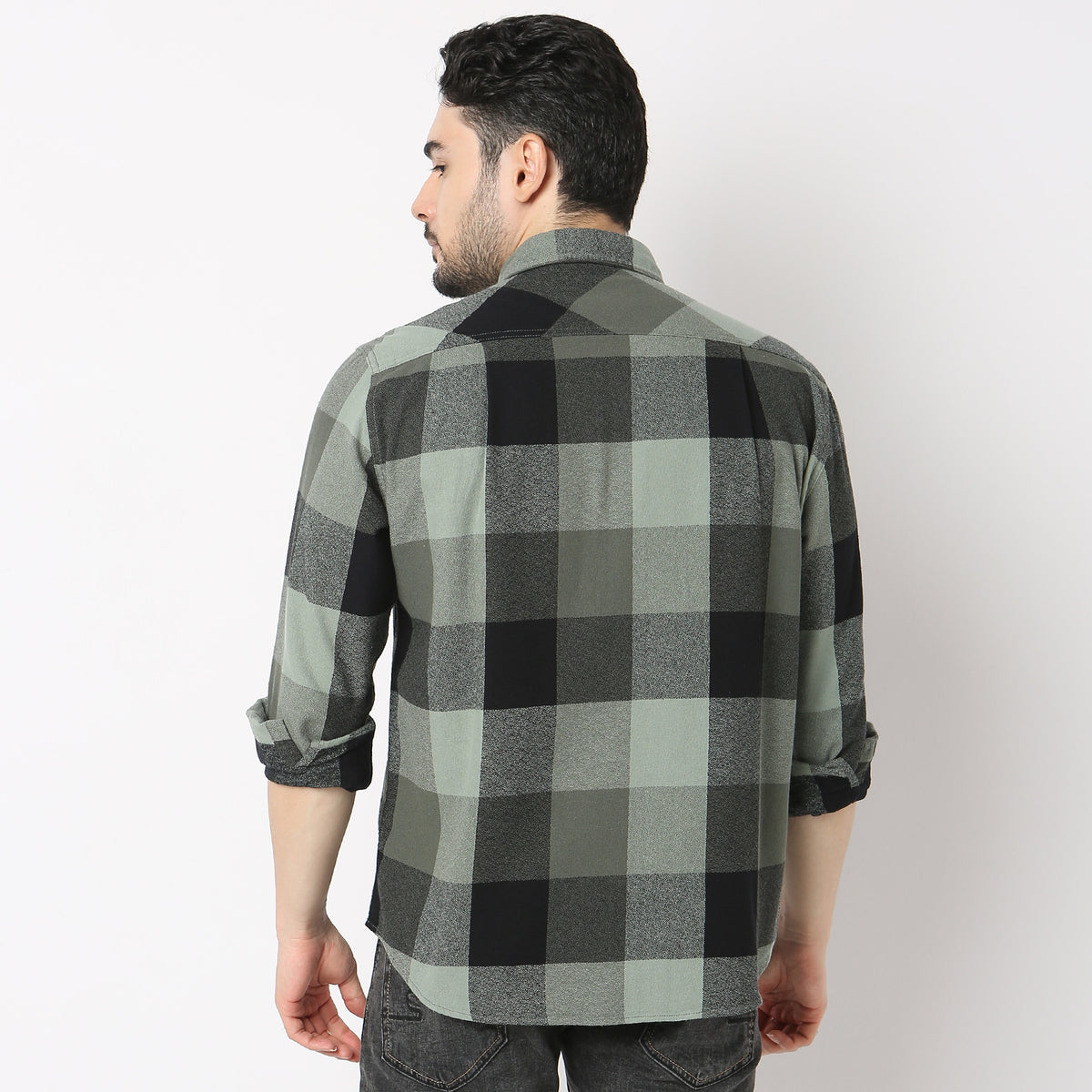 Regular Fit Checkered Lumber Jack Shirts