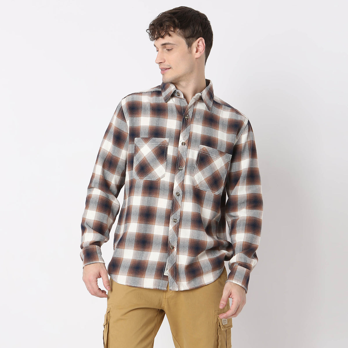 Modern Explorer Checkered Lumber Jack Shirt