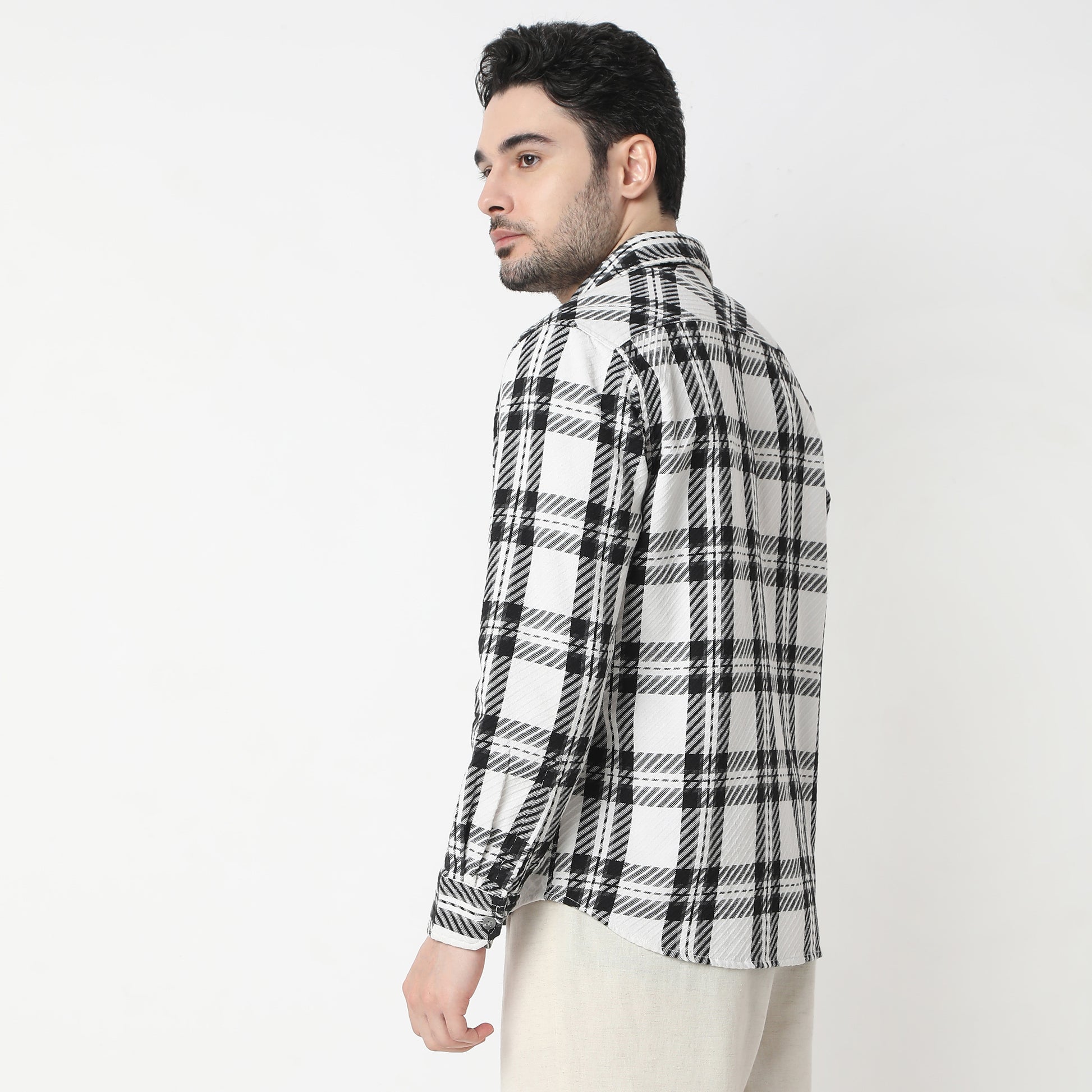 Regular Fit Checkered Shirt