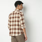 Regular Fit Checkered Shirt Collar Regular Length Shirt