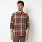 Regular Fit Checkered Shirt Collar Shirt
