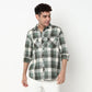 Checkered Cotton Fabric Shirt