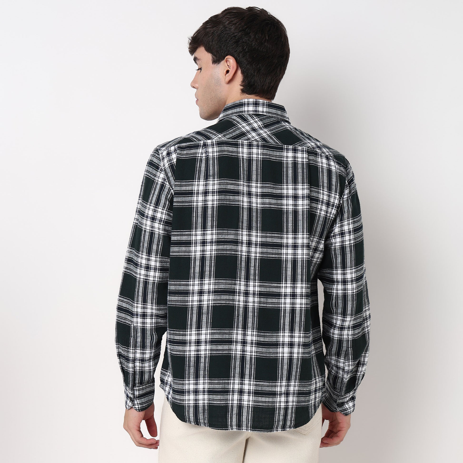 Cotton Checkered Victor Shirt