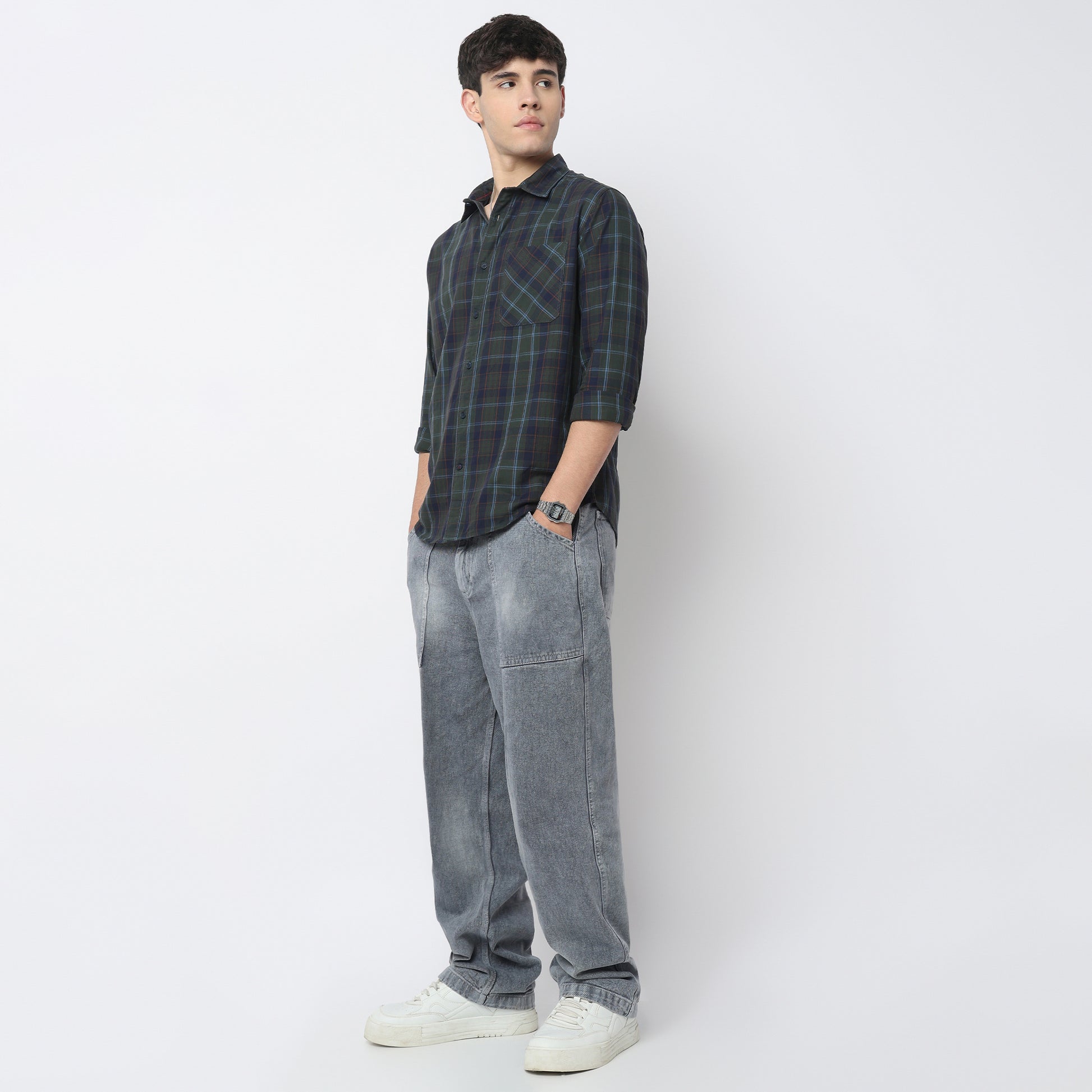 Cotton Checkered Ranger Shirt