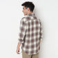 Buy Men Regular Fit Checkered Full Sleeve Shirt  - Style Union