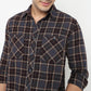 Mens Double Pocket Check Shirt