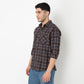 Mens Double Pocket Check Shirt