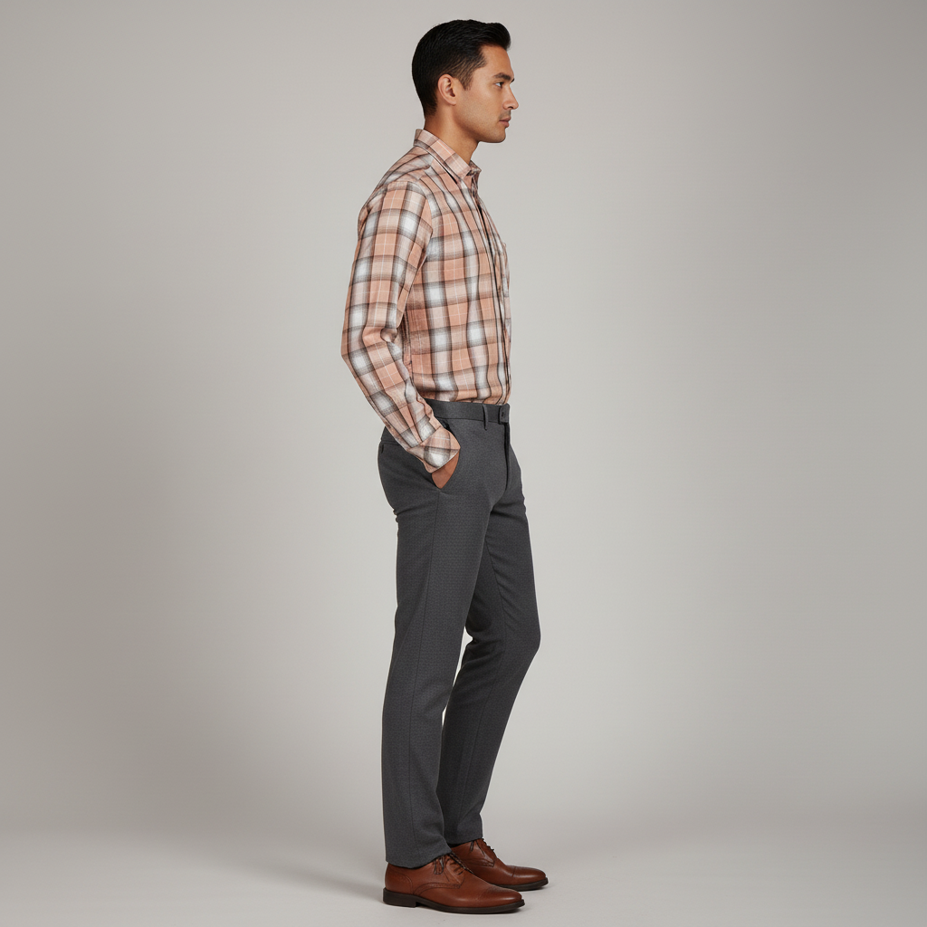 Cotton Checkered Shirt