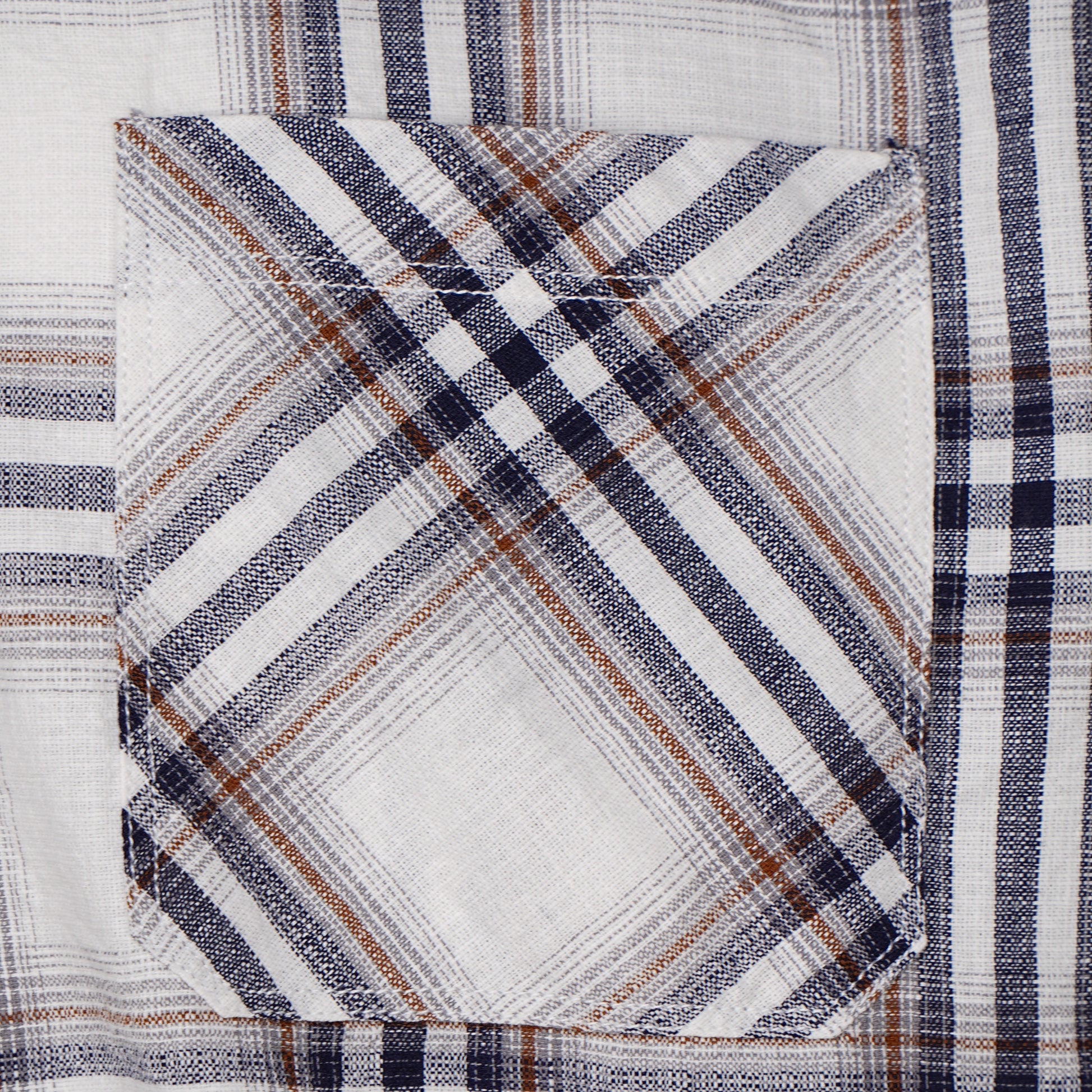 Cotton Double Pocket Checkered Shirt