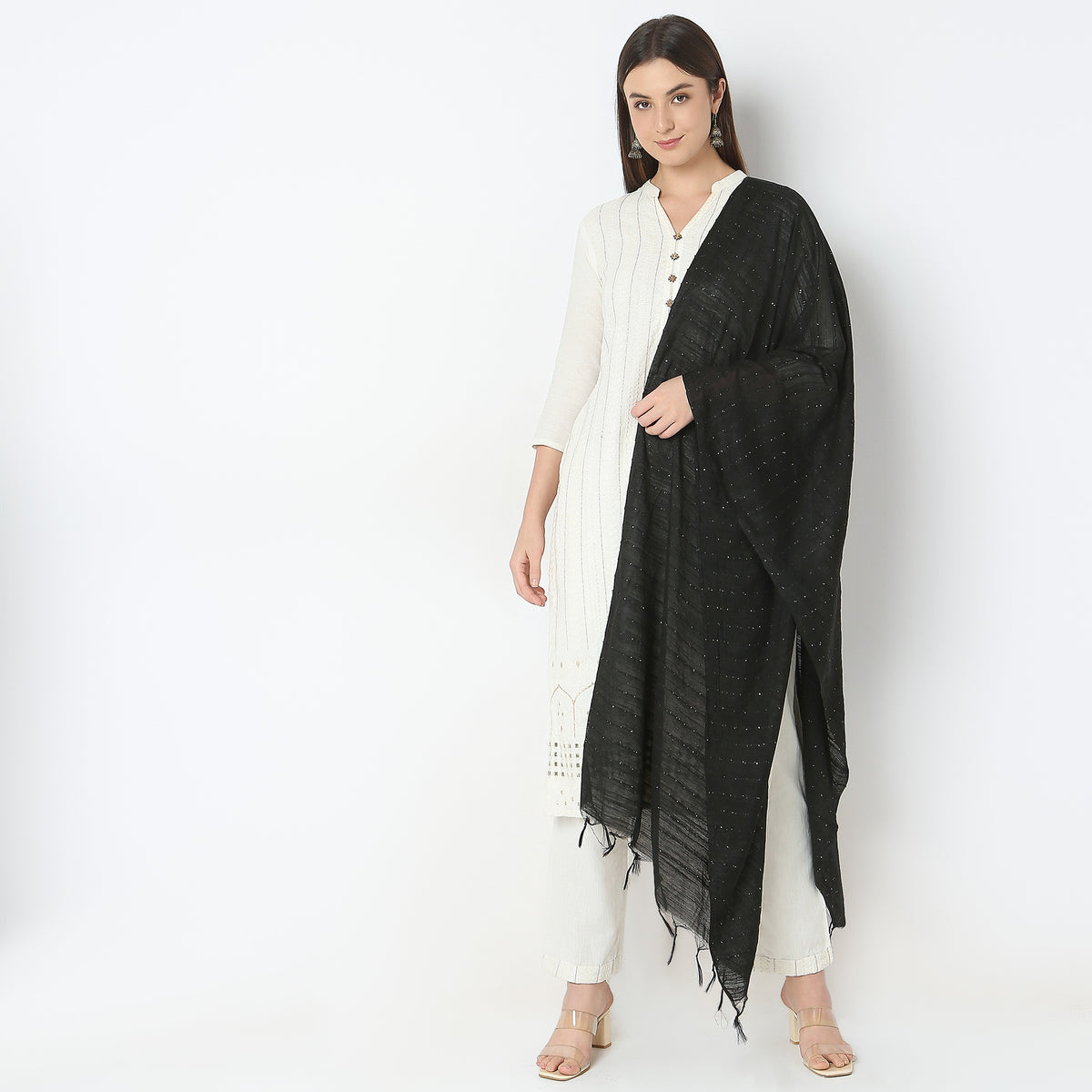 Polyester Embellished Dupatta