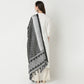 Ikat Printed Silk Dupatta