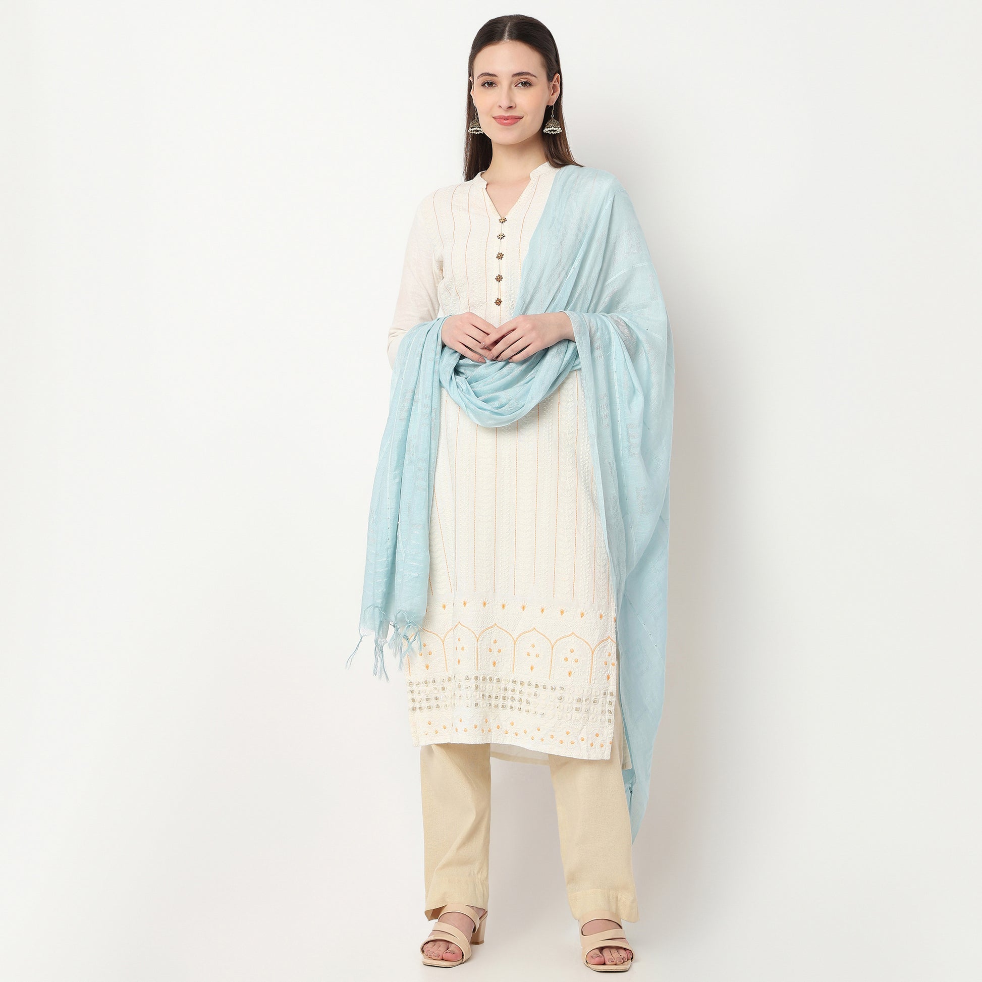 Polyester Solid Dupatta