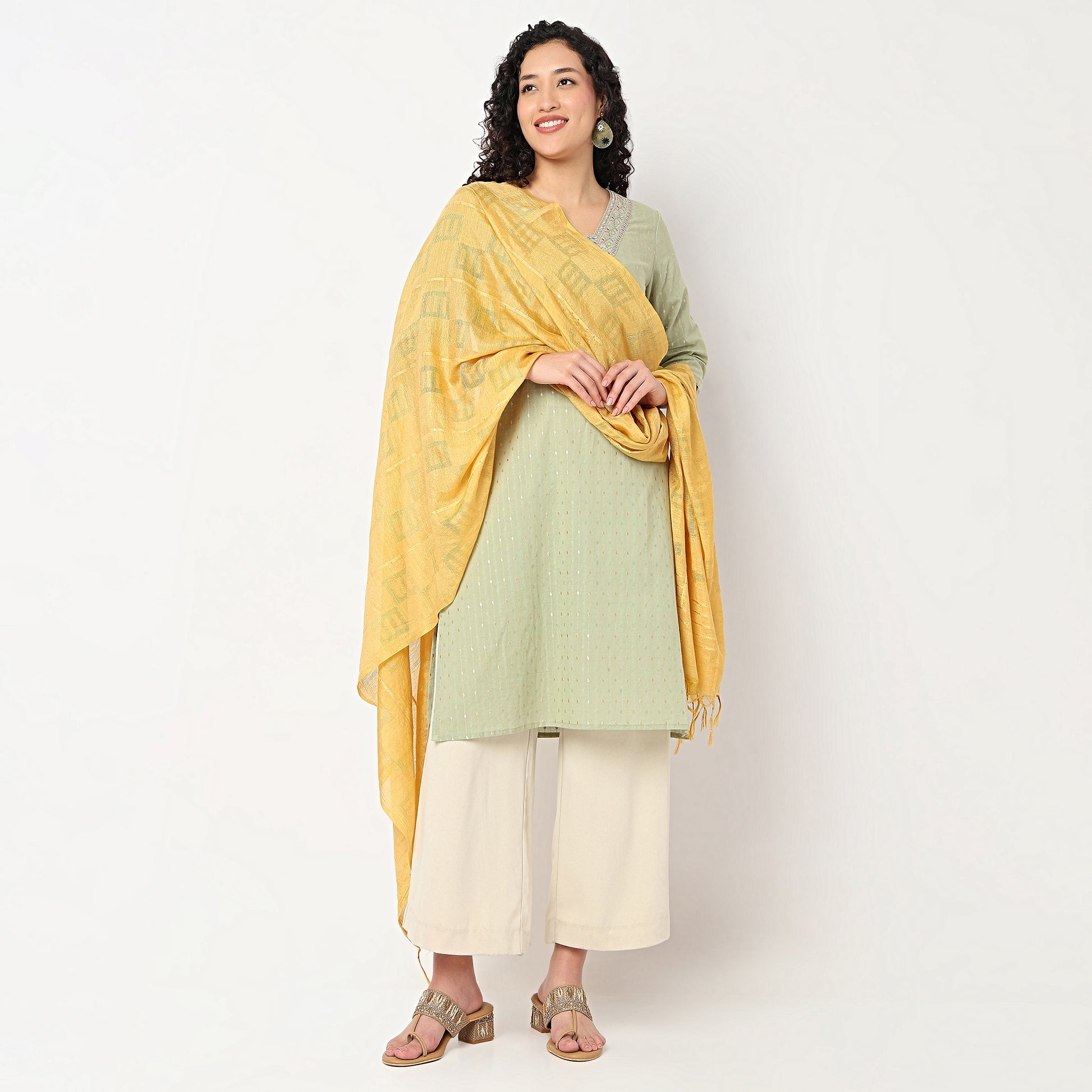 Polyester Solid Dupatta