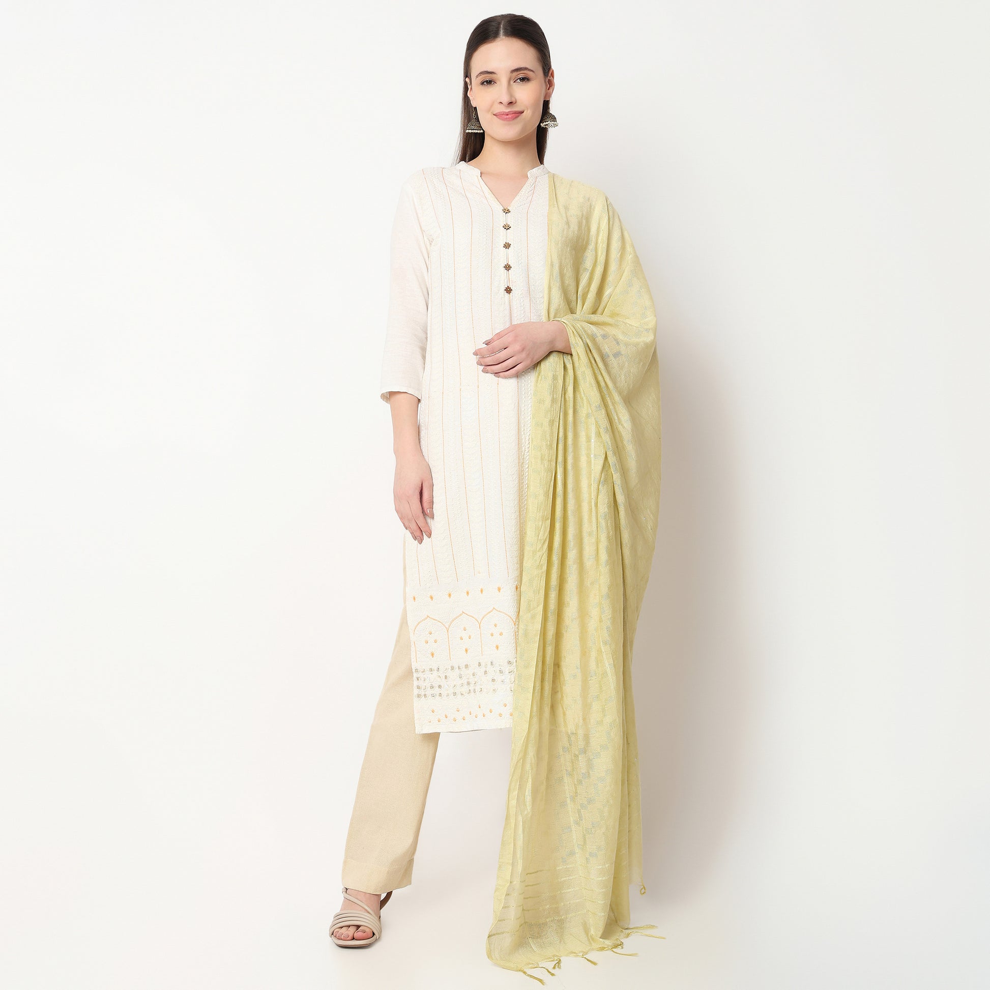 Polyester Solid Dupatta