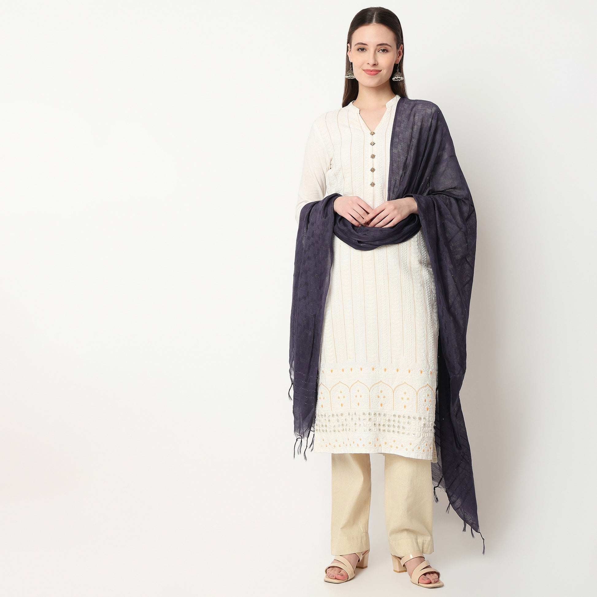 Polyester Solid Dupatta