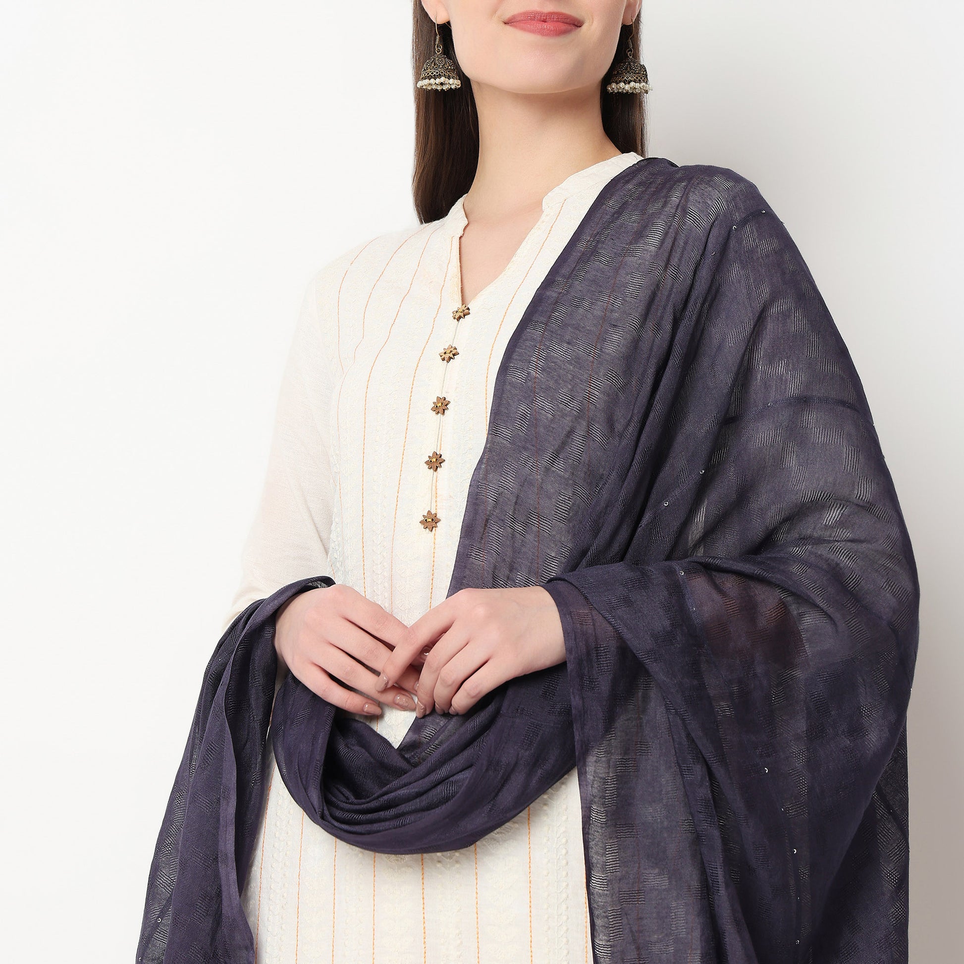 Polyester Solid Dupatta