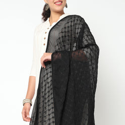 Embroidered Chiffon Dupatta