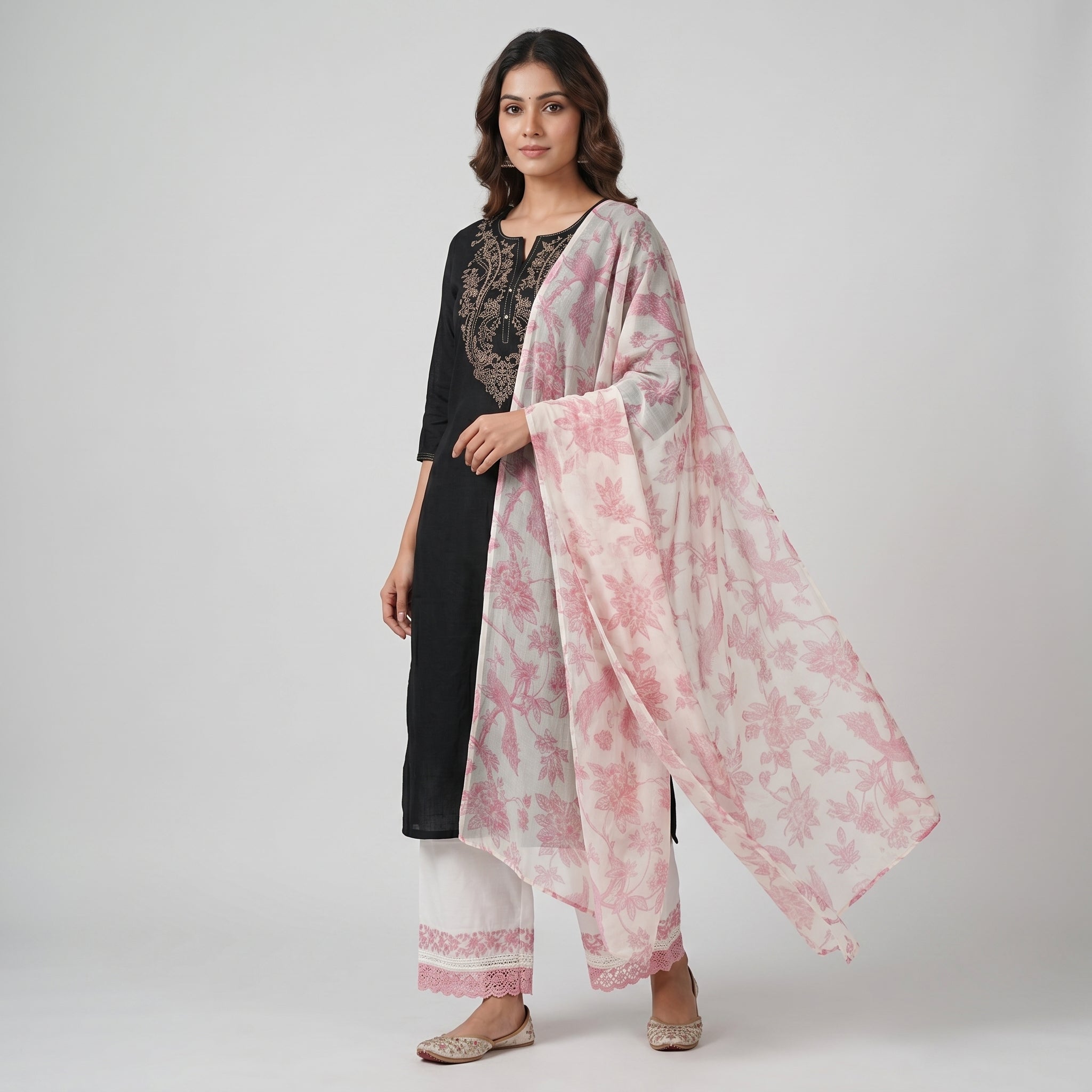 Digital Print Chiffon Dupatta