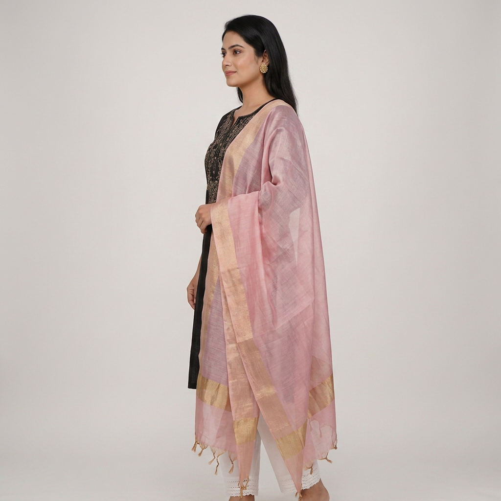 Embellished Brocade Dupatta